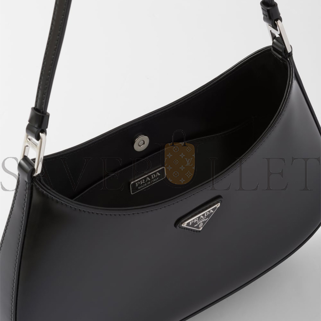 PRADA CLEO BRUSHED LEATHER SHOULDER BAG 1BC499 (27*22*6cm) PRADA CLEO BRUSHED LEATHER SHOULDER BAG 1BC499 (27*22*6cm)